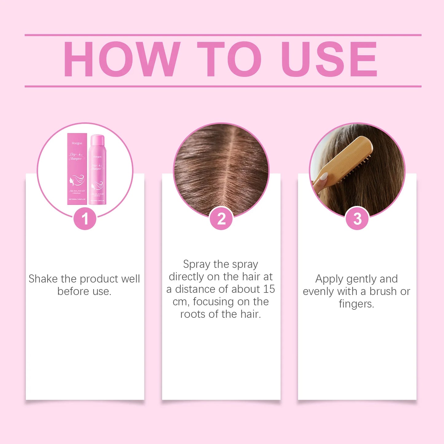 Dry Shampoo Spray | Instant Oil Control & Volume Boost