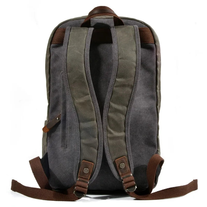 Waterproof Oil Wax Canvas Daypack | Versatile Unisex Rucksack