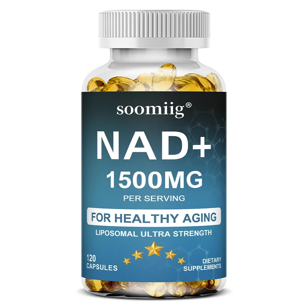 NAD 1500 Mg + Trans-resveratrol | Anti-Aging & Energy Boost