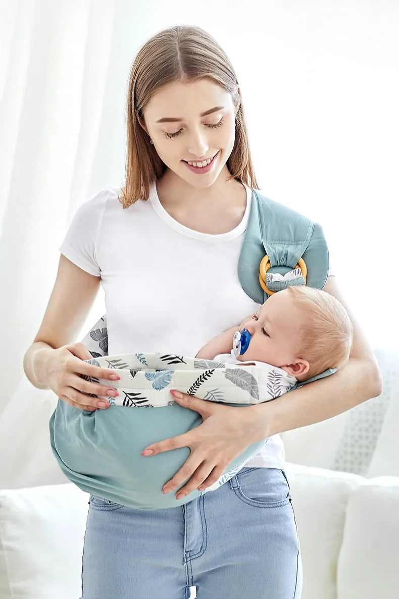 Cotton Wrap Sling Baby Carries Newborn Safety Ring Kerchief Baby Carrier Comfortable Infant Kangaroo Bag