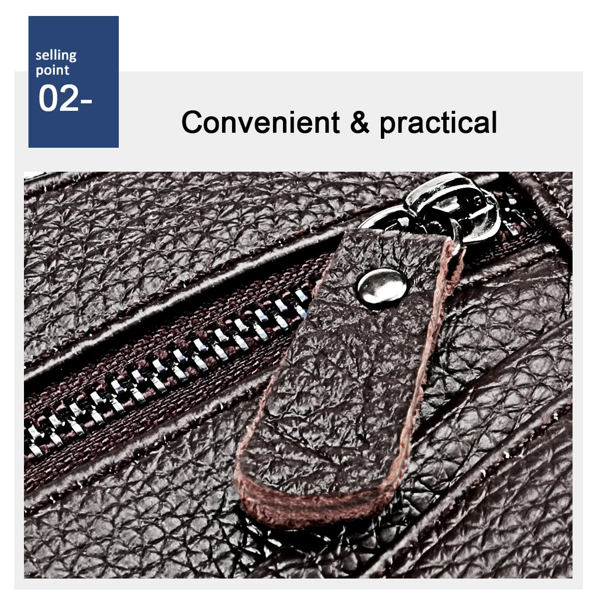 Men's Genuine Leather Chest Bag | Casual Triangle Crossbody Sling