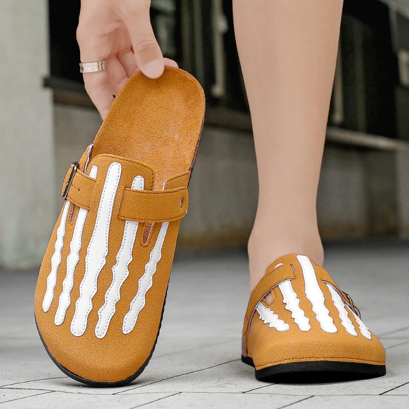 Men's Cork Clogs with Arch Support | Comfortable Indoor Footwear