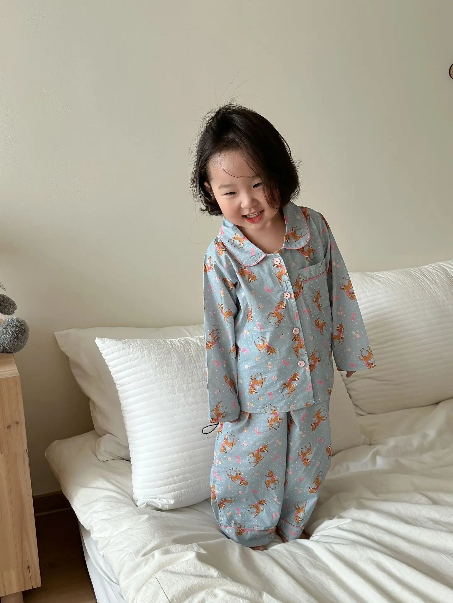 Spring Children's Cartoon Homewear Outfits | Cute Pajamas Set