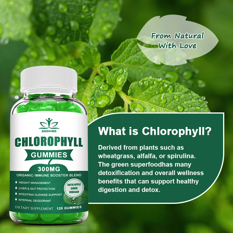 Chlorophyll Gummies with Vitamins | Energy & Immune Support