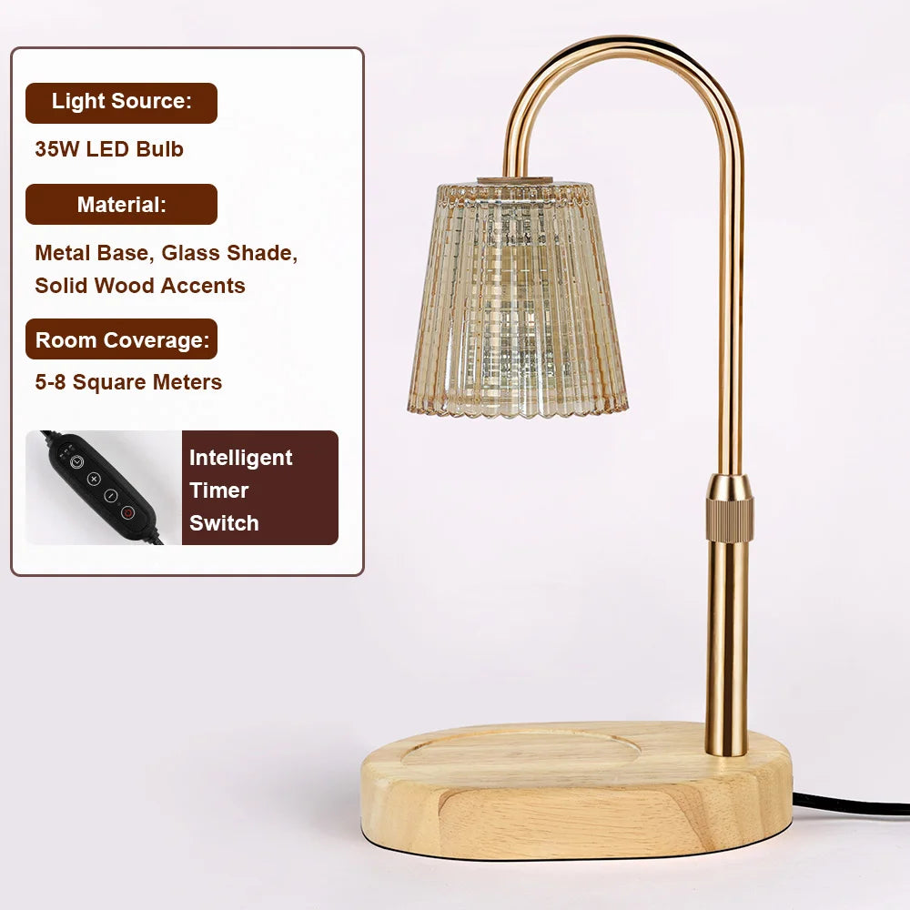 Electric Wax Melts Timer Candle Warmer Lamp | Aromatherapy Decor