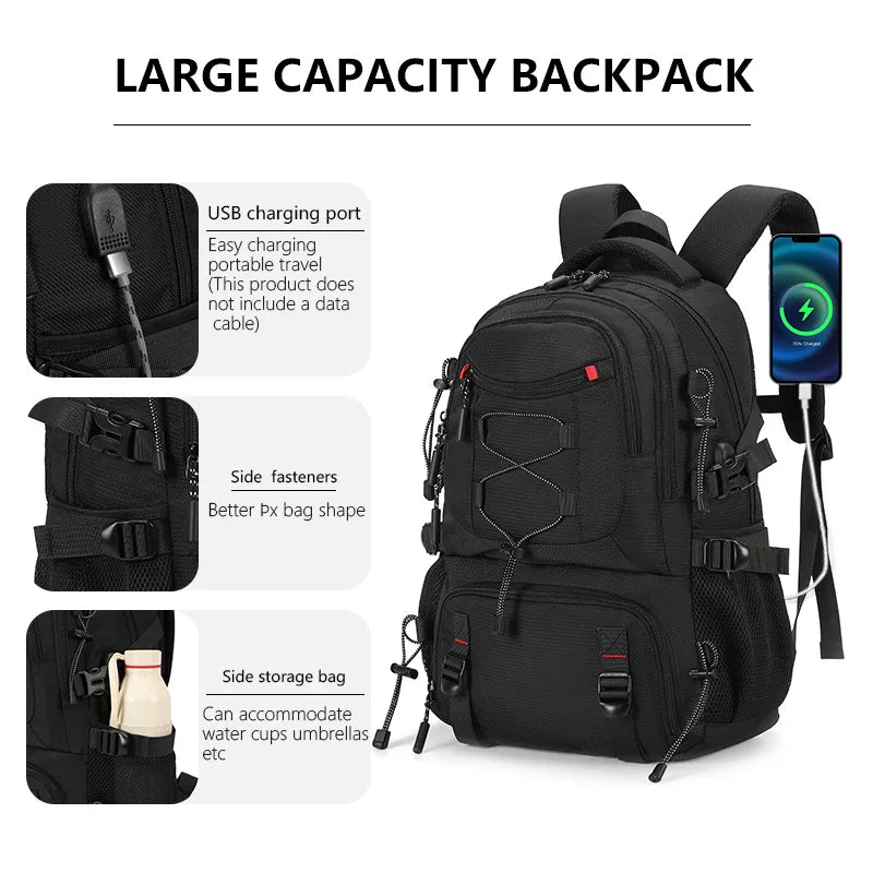 Lightweight USB Travel Backpack | Perfect for Hiking & School