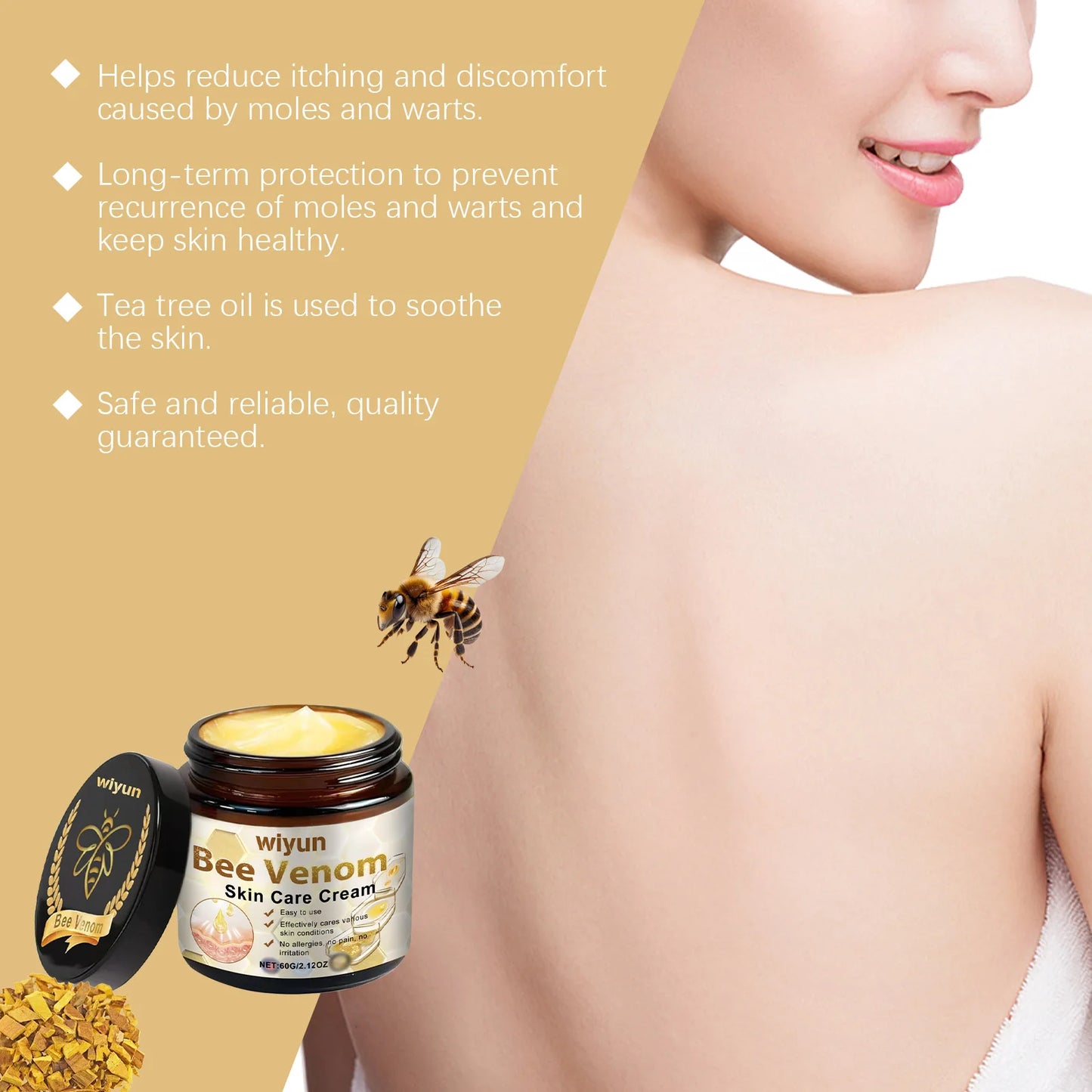 Gentle Cleansing Body Cream | Bee Venom Moisturizing Formula
