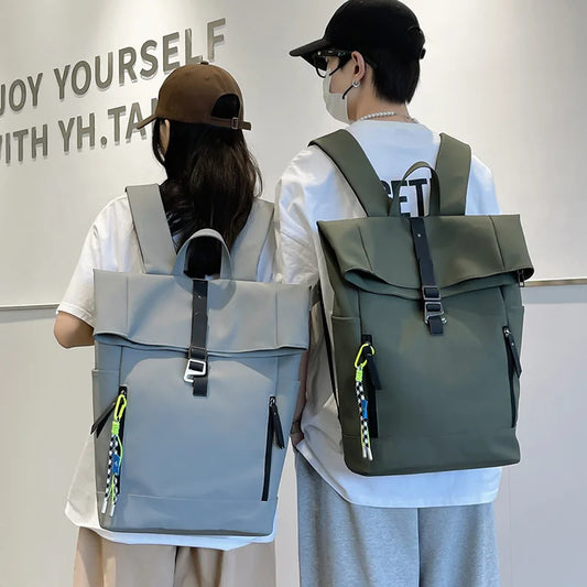 Mochila enrollable grande de nailon para mujer | Compañera de viaje versátil