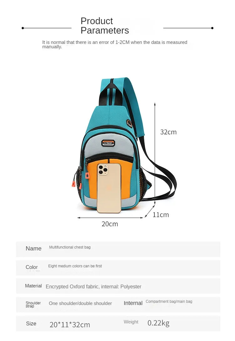 Multi-Functional Casual Shoulder Bag | Ideal for Travel & Sports
