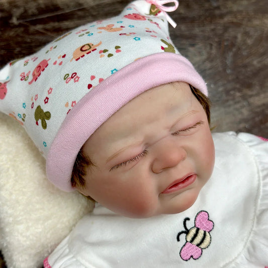 17 Inch Reborn Doll with Crying Expression | Perfect Gift for Collectors