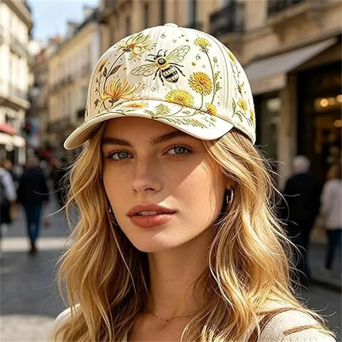 Limited Edition Garden Morning Cap | Adjustable Botanical Hat for Women