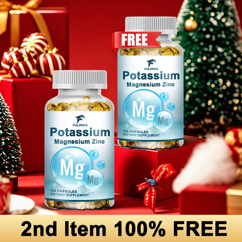 Magnesium Potassium Zinc Supplement Capsules for Optimal Health