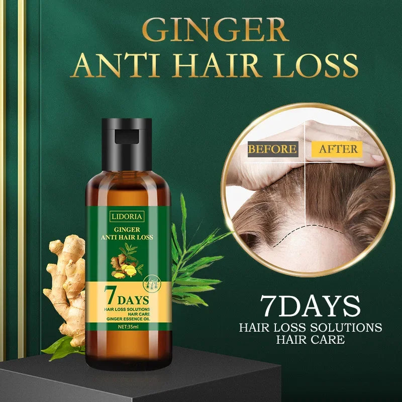 Ginger Hair Growth Essential Oil | Anti-loss Regrowth Serum