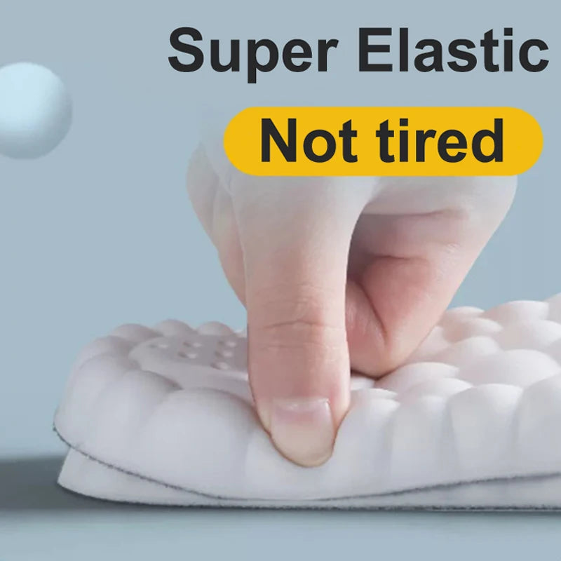 Plantillas deportivas de látex de alta elasticidad | Almohadillas transpirables con soporte de arco