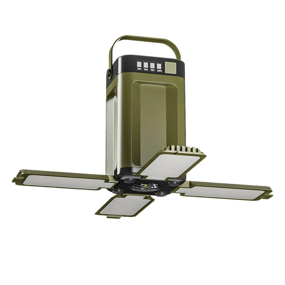 Rechargeable Waterproof Solar Camping Lantern | Portable & Foldable