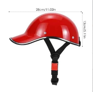 Retro Baseball Helmet with Extended Brim | Unisex Sun Protection