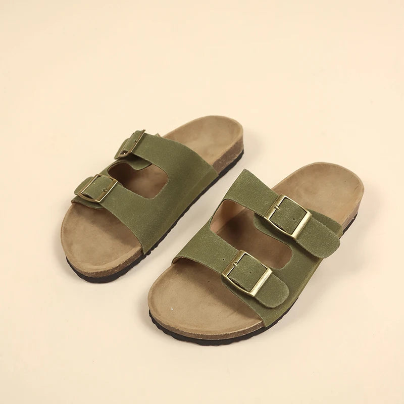 Women's Stylish Flat Beach Sandals | Comfortable Outdoor Slippers