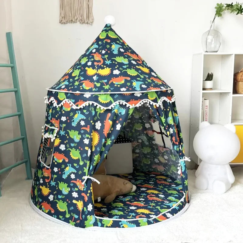 Large Kids Teepee Tent | Foldable Playhouse for Outdoor Adventures