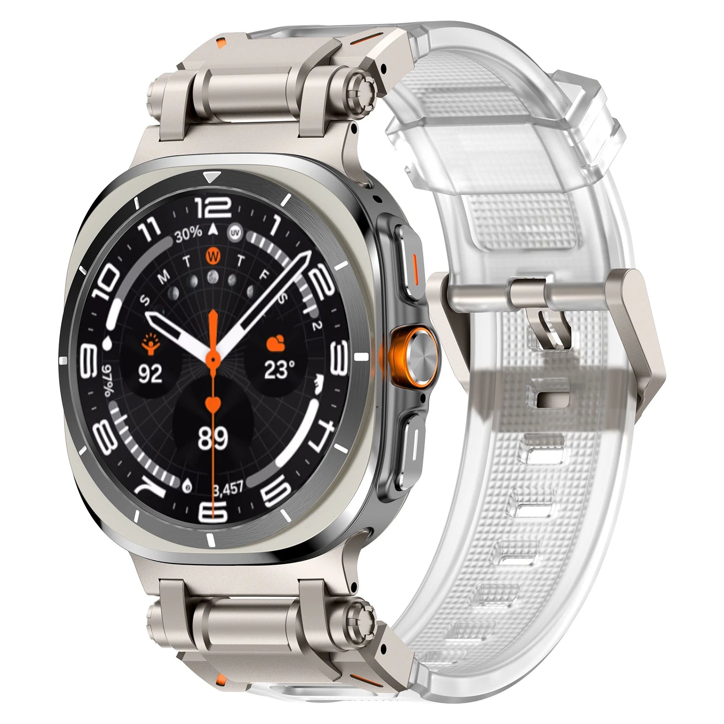 Luxury Rubber Strap for Galaxy Watches | Sporty & Comfortable Band