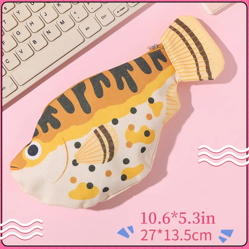 Creative Deep-Sea Fish Pencil Case | Fun Animal Themed Organizer