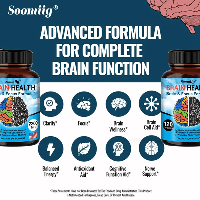 Brain Booster Supplement | Enhance Memory & Cognitive Function