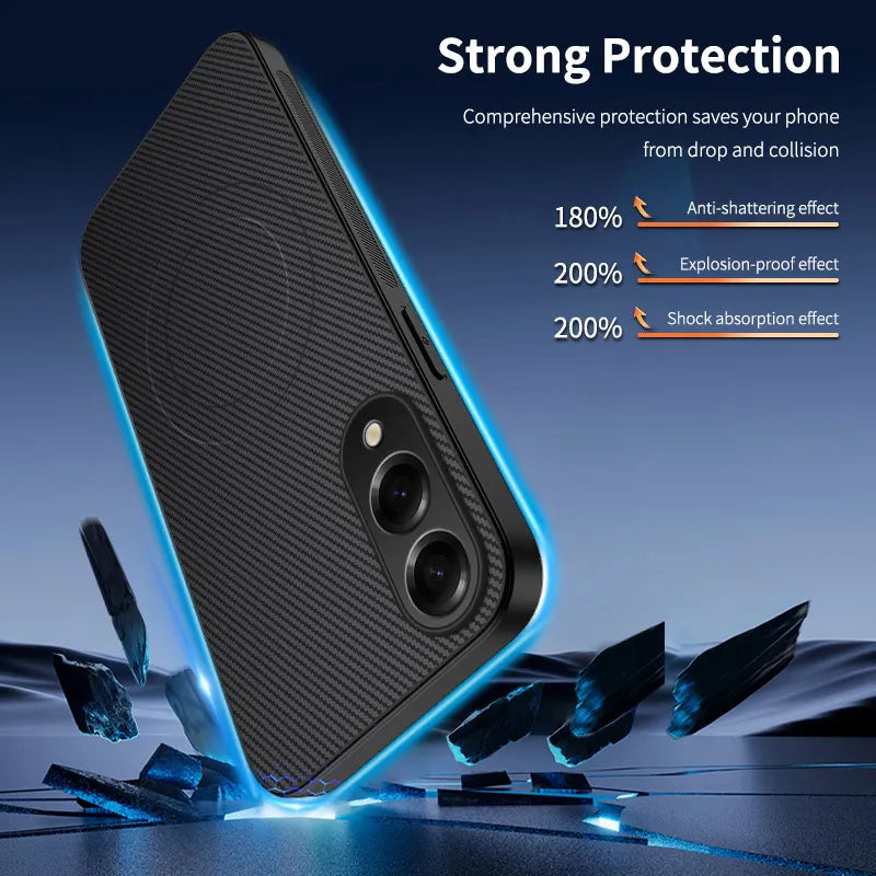 Funda de lujo magnética y antigolpes para teléfono | Protección elegante