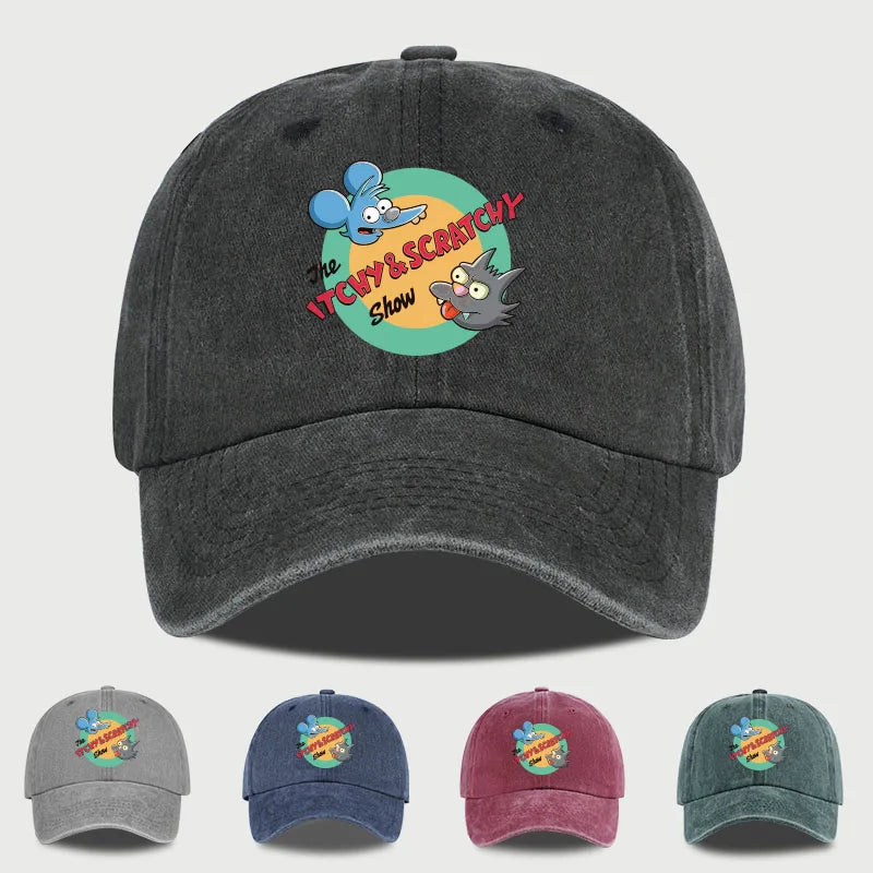 Adjustable Cartoon Baseball Cap | Unisex Fan Sun Hat