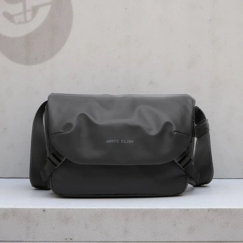 Waterproof Minimalist Men's Crossbody Messenger Bag for Travel