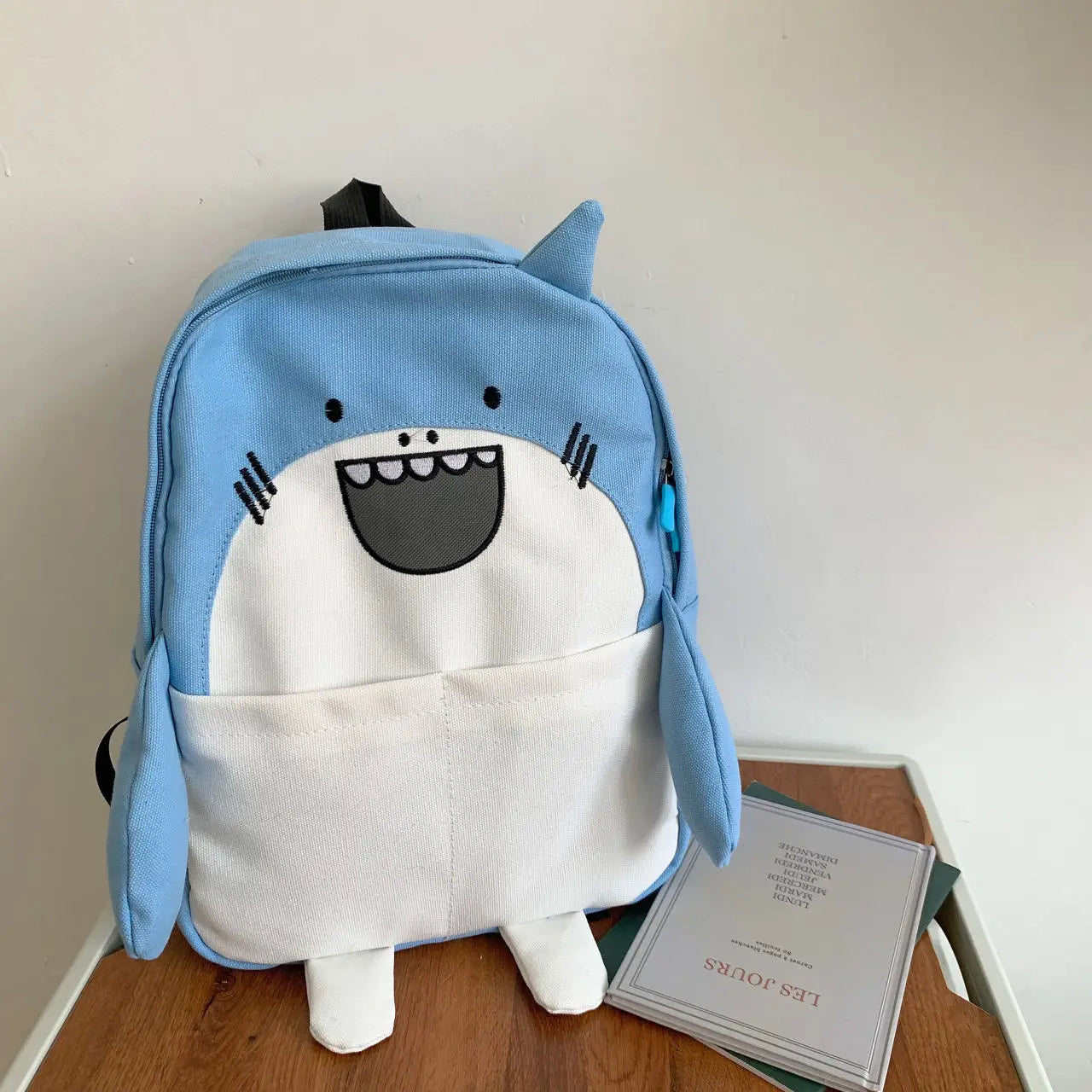 Fashion large back packs for girls boys black wateproof school Backpacks woman shark print travel bags mochilas escolar