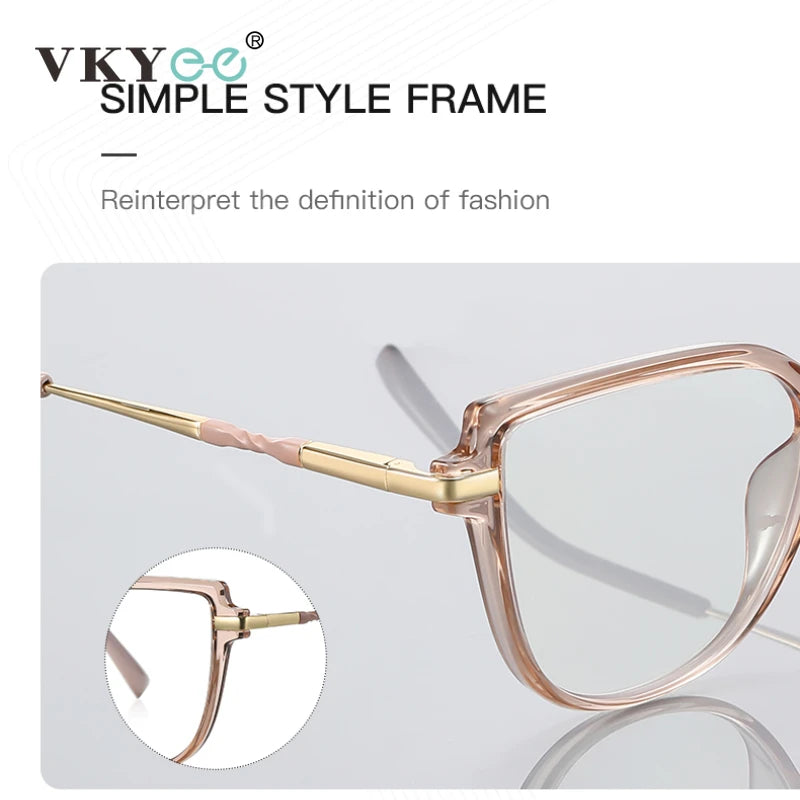 Trendy Anti-Blue Light Prescription Glasses for Women