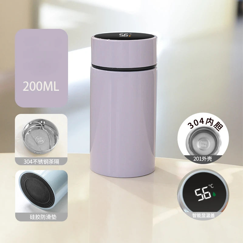 Smart Mini Pocket Thermos Cup | Temperature Display Water Bottle