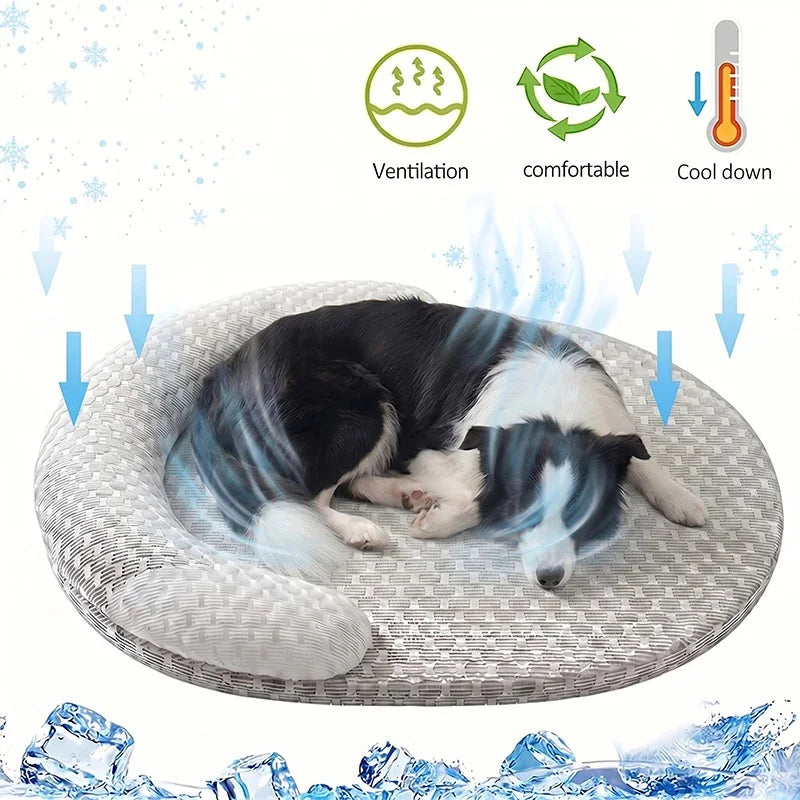 Breathable Summer Pet Sleeping Pad | Cool Comfortable Dog Bed