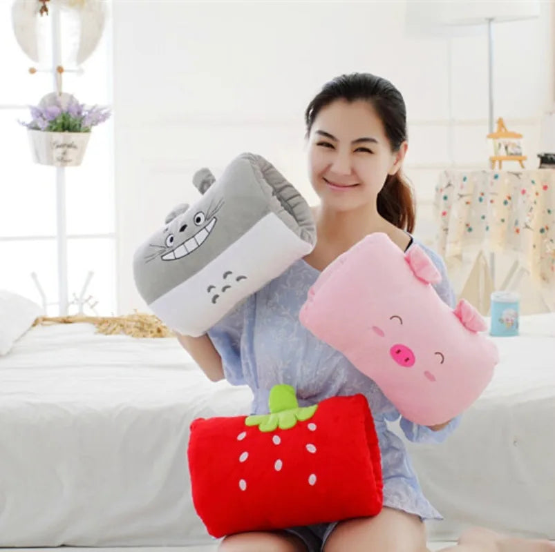 Cute Cartoon Arm Pillow | Soft Hand Warmer for Kids