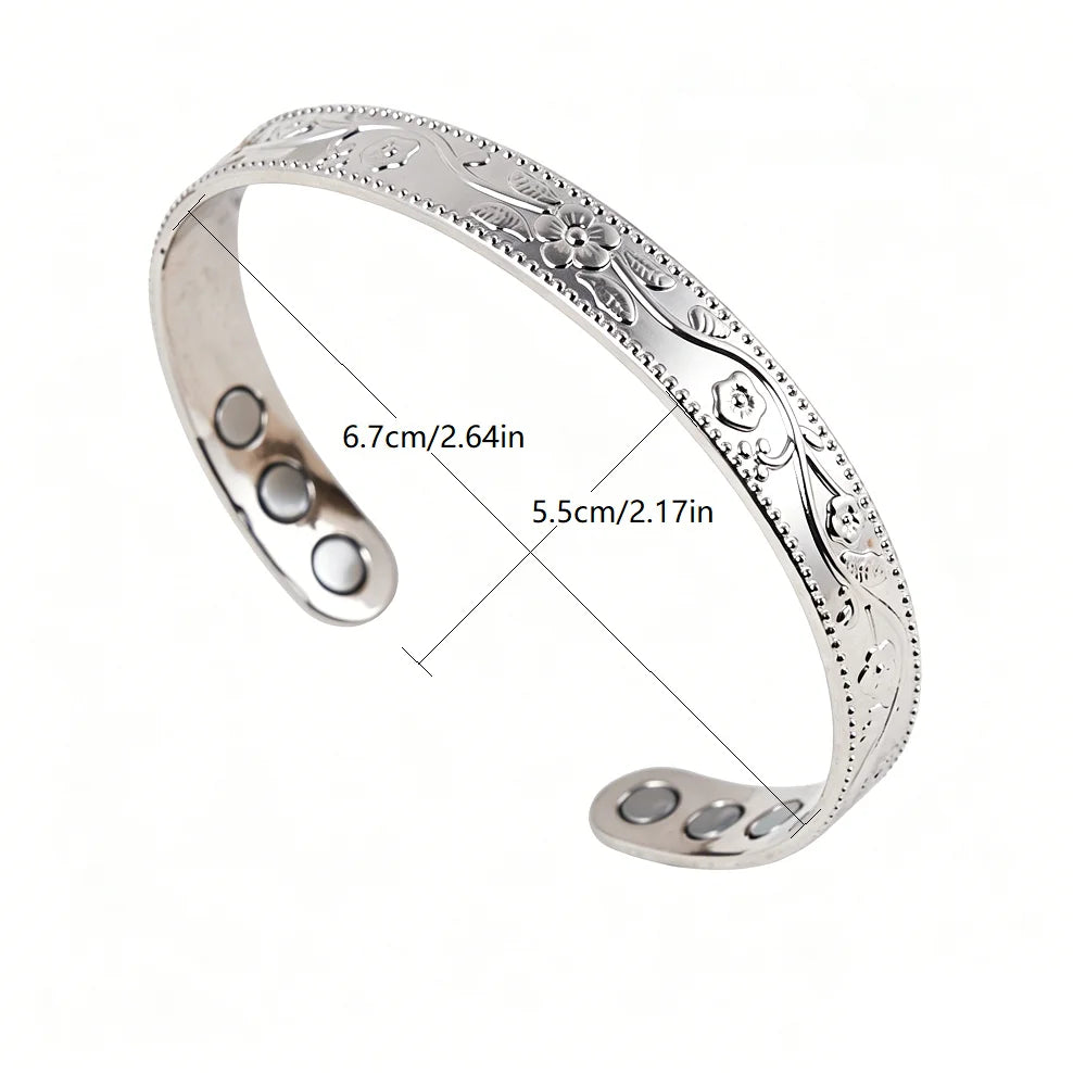 Unisex Vintage Healing Jewelry | Celtic Knot Magnetic Bracelet Set