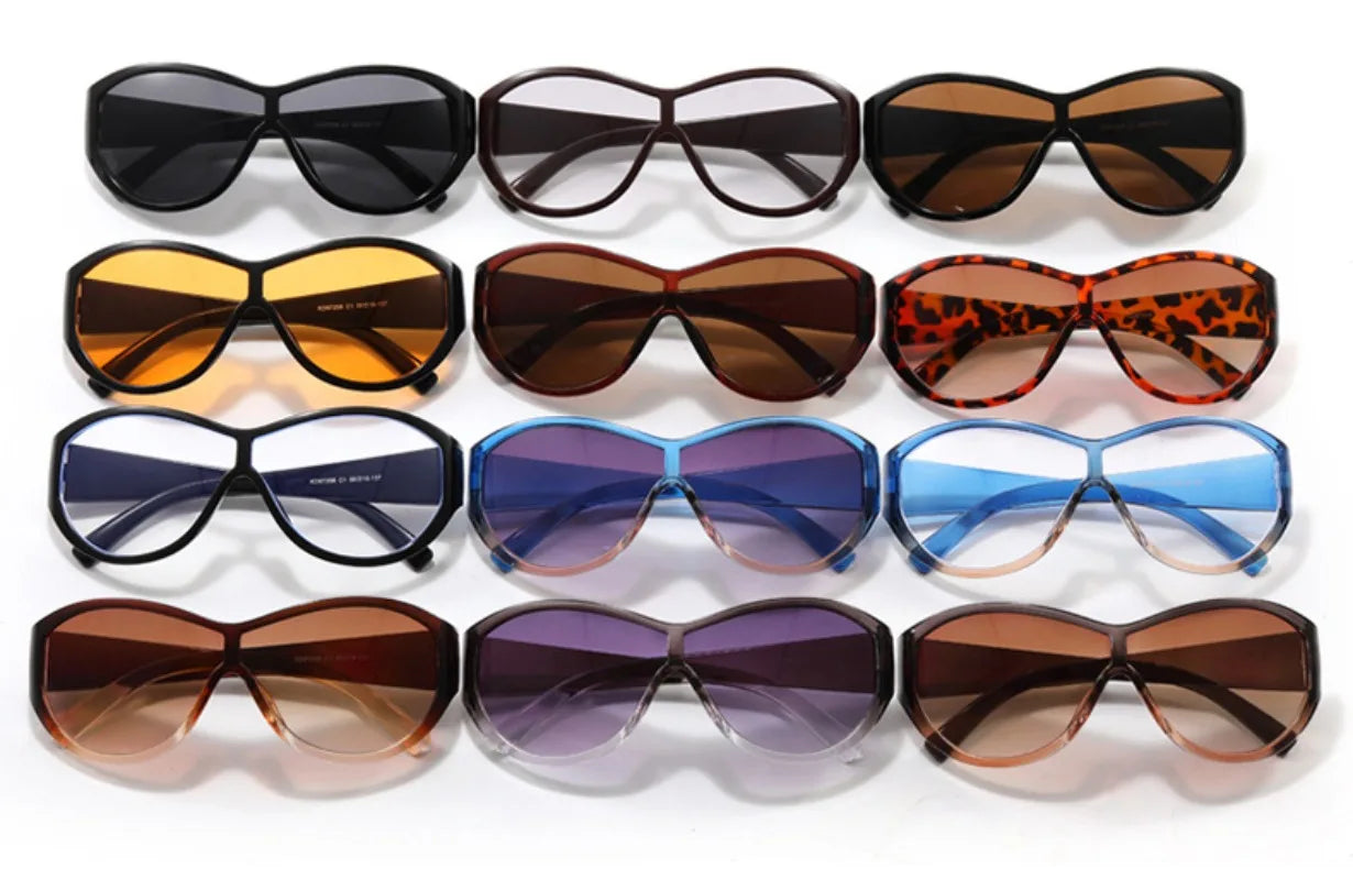 Stylish Retro Y2K Sunglasses | Windproof Fashion Eyewear