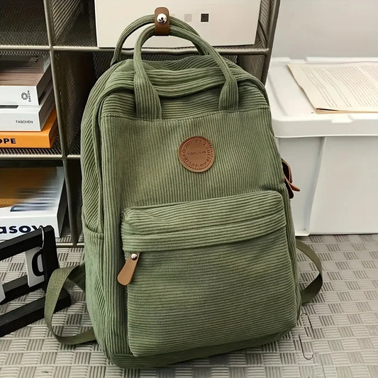 Mochila de Pana Casual para Adolescentes | Diseño Elegante y Funcional