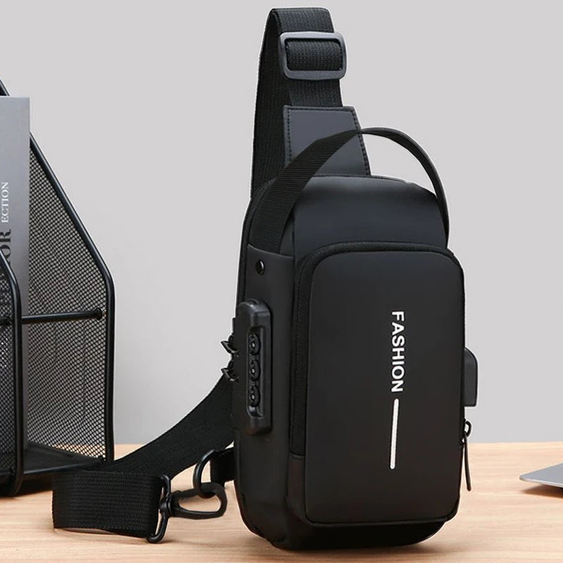 Casual Waterproof Anti-Theft Sling Bag | Durable Chest Backpack