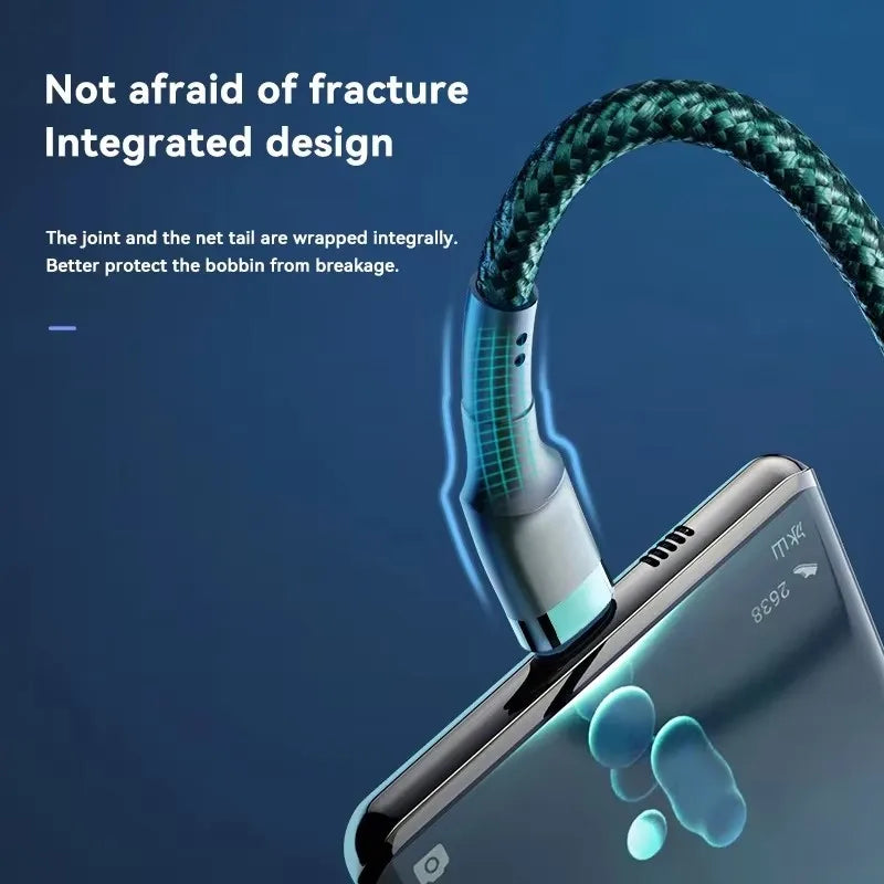 120W Fast Charging USB-C Cable | High-Speed PD Quick Charge