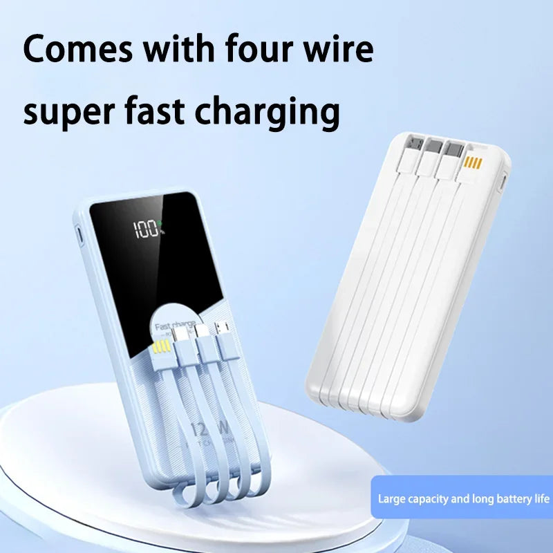 200000mAh Power Bank | Fast Charging Portable Battery Charger