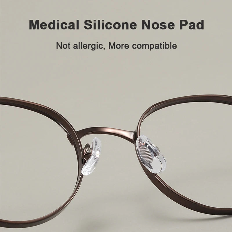 Stylish Adjustable Titanium Eyeglasses | Unisex Vintage Frames