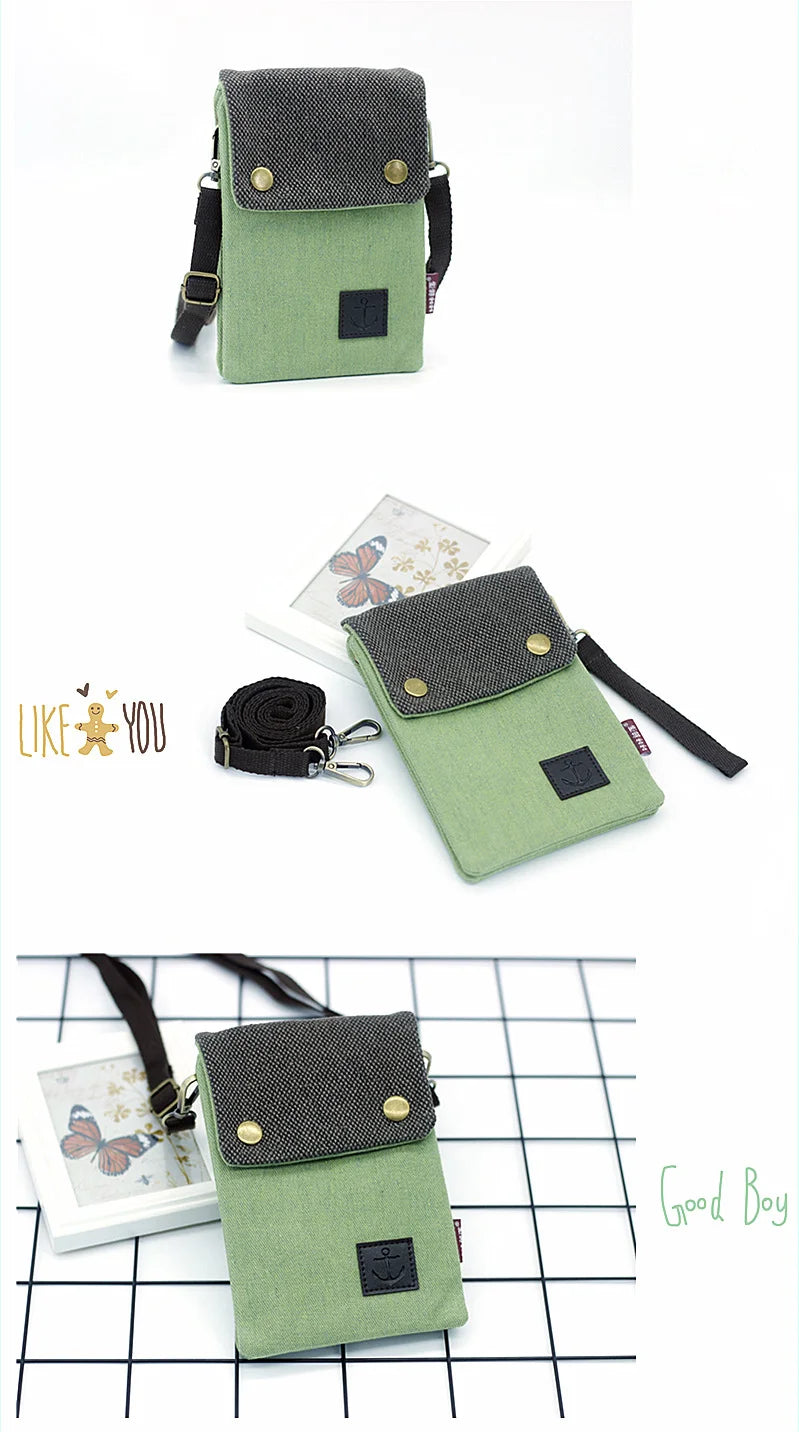 Stylish Denim Messenger Bag for Men and Women | Versatile Shoulder Clutch