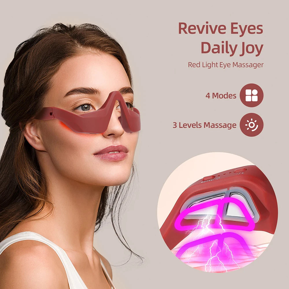 Eye Fatigue Relief Massager Glasses | Soothing Under-Eye Treatment