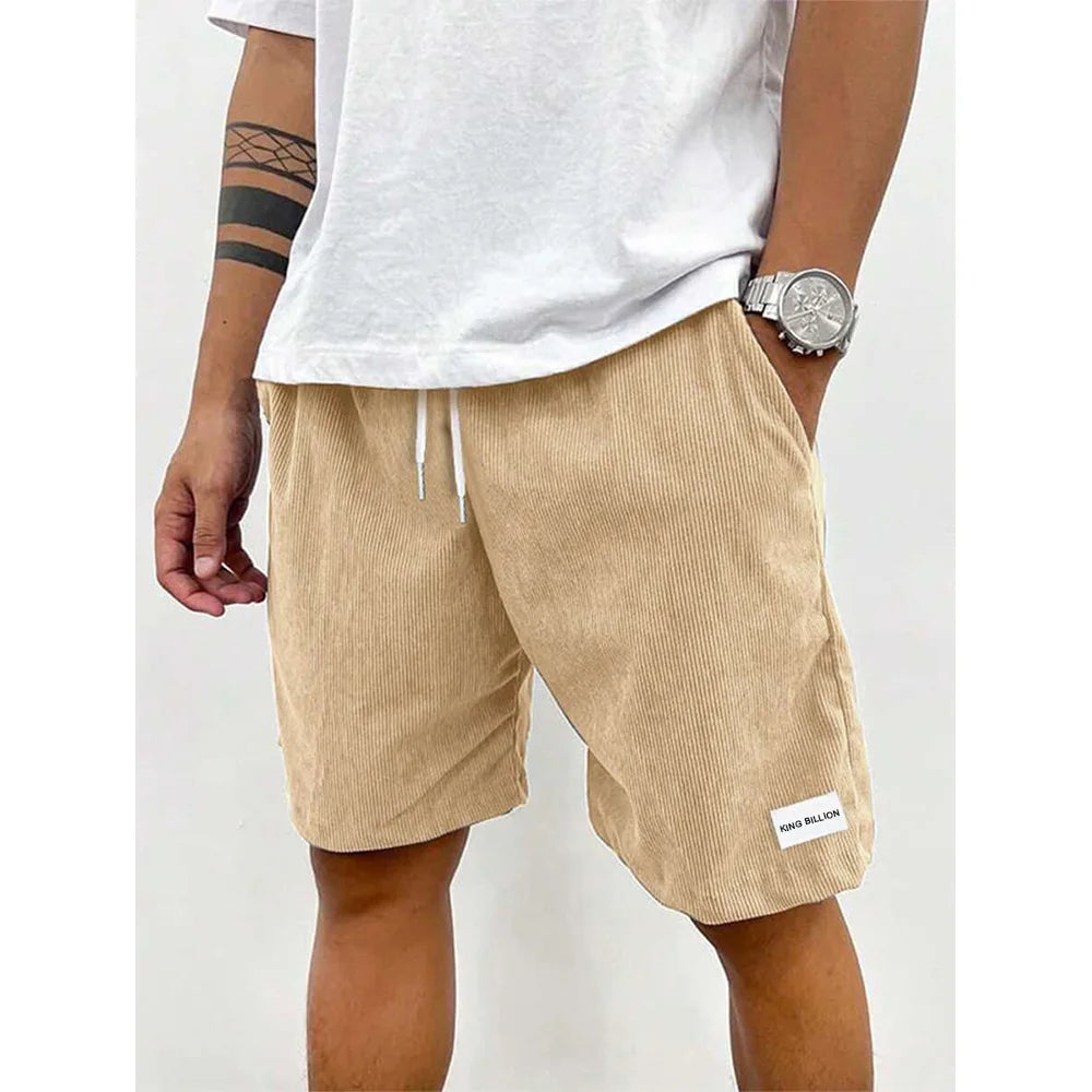 Men's Casual Corduroy Sweatpants | Comfortable Beach Basketball Shorts