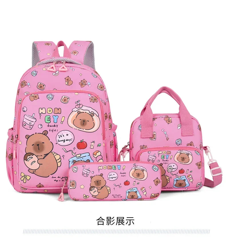 Colorful 3-Piece Backpack Set for School | Fun & Functional
