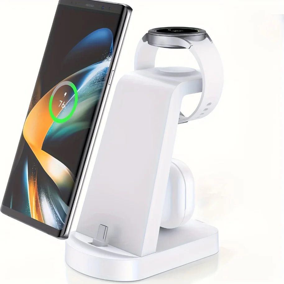 18W 3-in-1 Wireless Charging Station for iPhone, Watch & AirPods