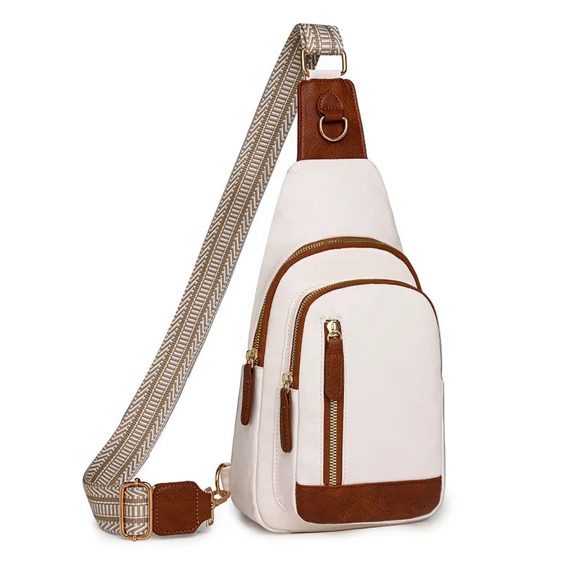 Stylish PU Leather Women Sling Bag | Versatile Crossbody Pack