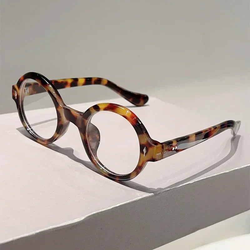 Vintage Round Blue Light Blocking Glasses for Stylish Eye Protection