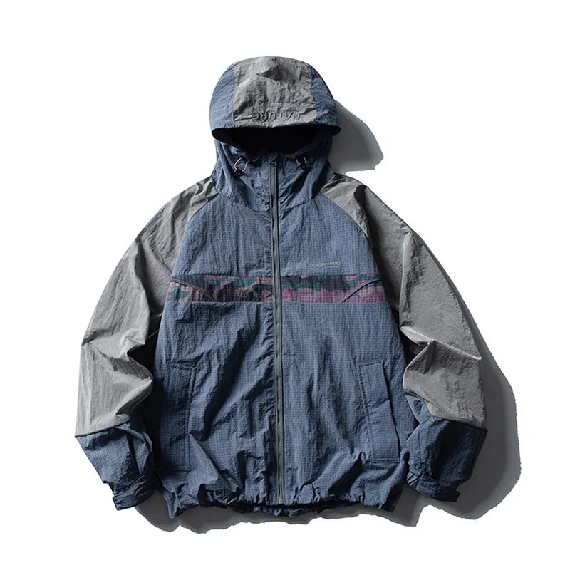 Men's Water-Resistant Hooded Jacket | Trendy Outdoor Style