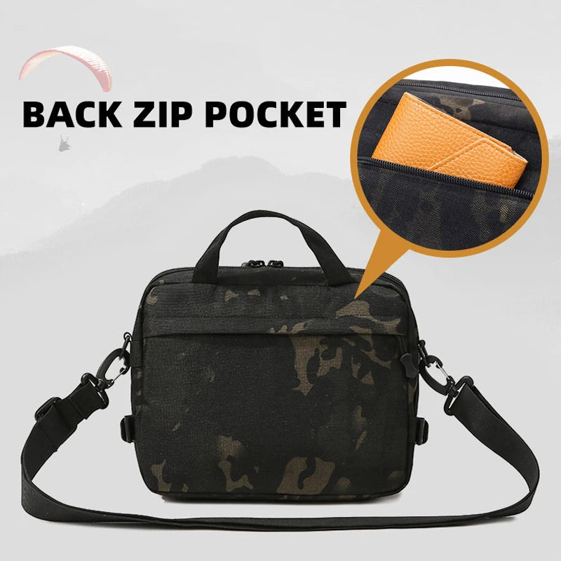 Bolso cruzado táctico para hombre | Perfecto para viajes y uso al aire libre
