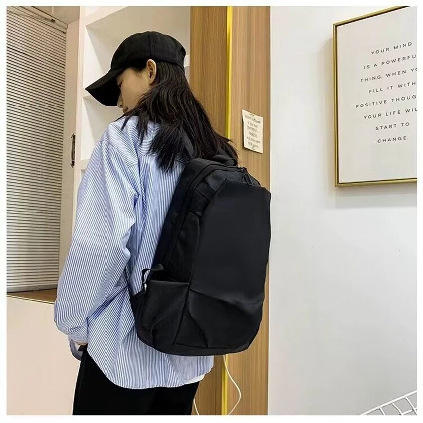Cute Waterproof Men's Business Laptop Backpack with Cat Print